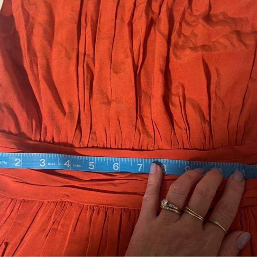 Boden Orange Sleeveless Dress - Picture 8 of 8